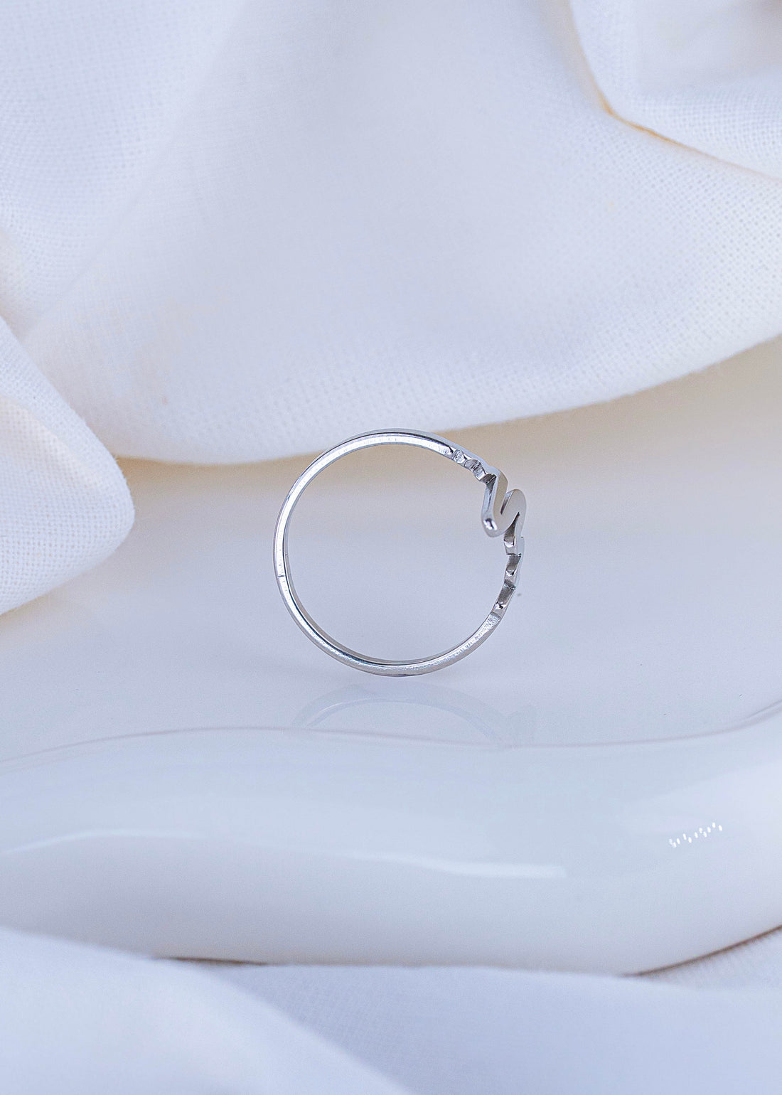 Anillo Latido Plateado