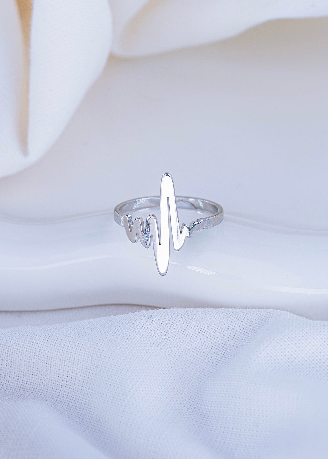 Anillo Latido Plateado