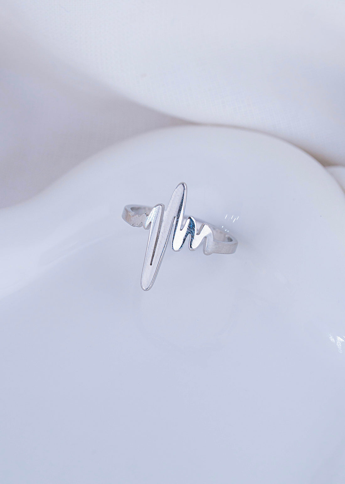 Anillo Latido Plateado