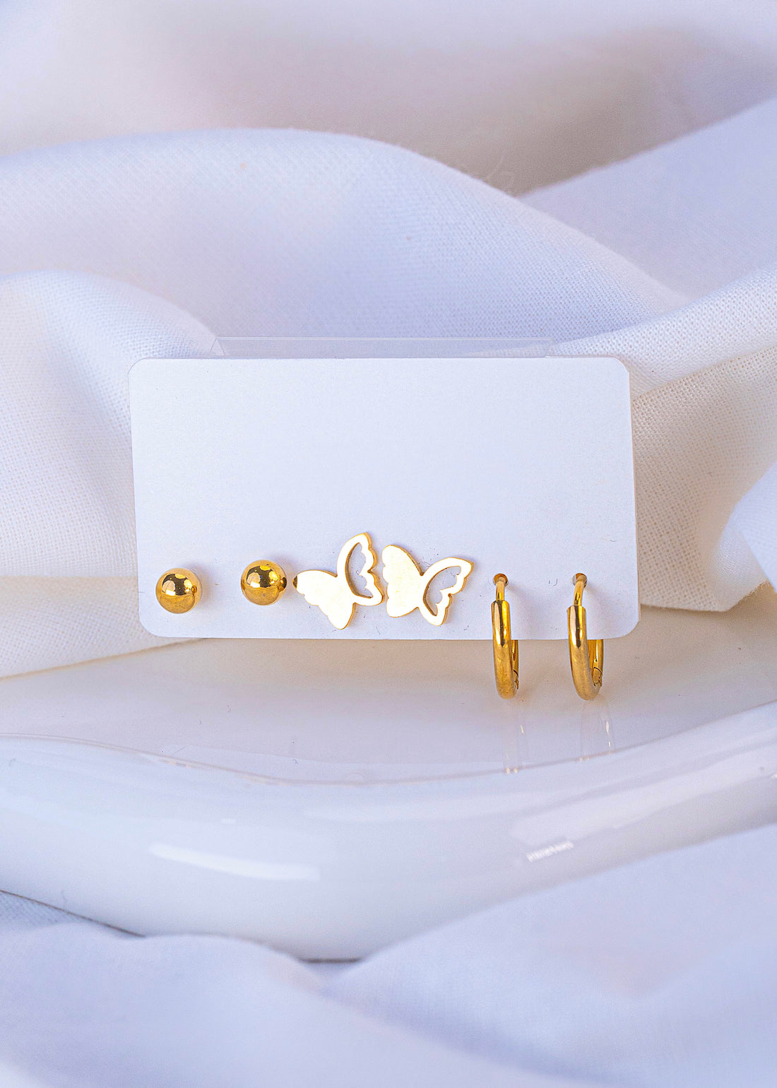 Set Aretes Alba