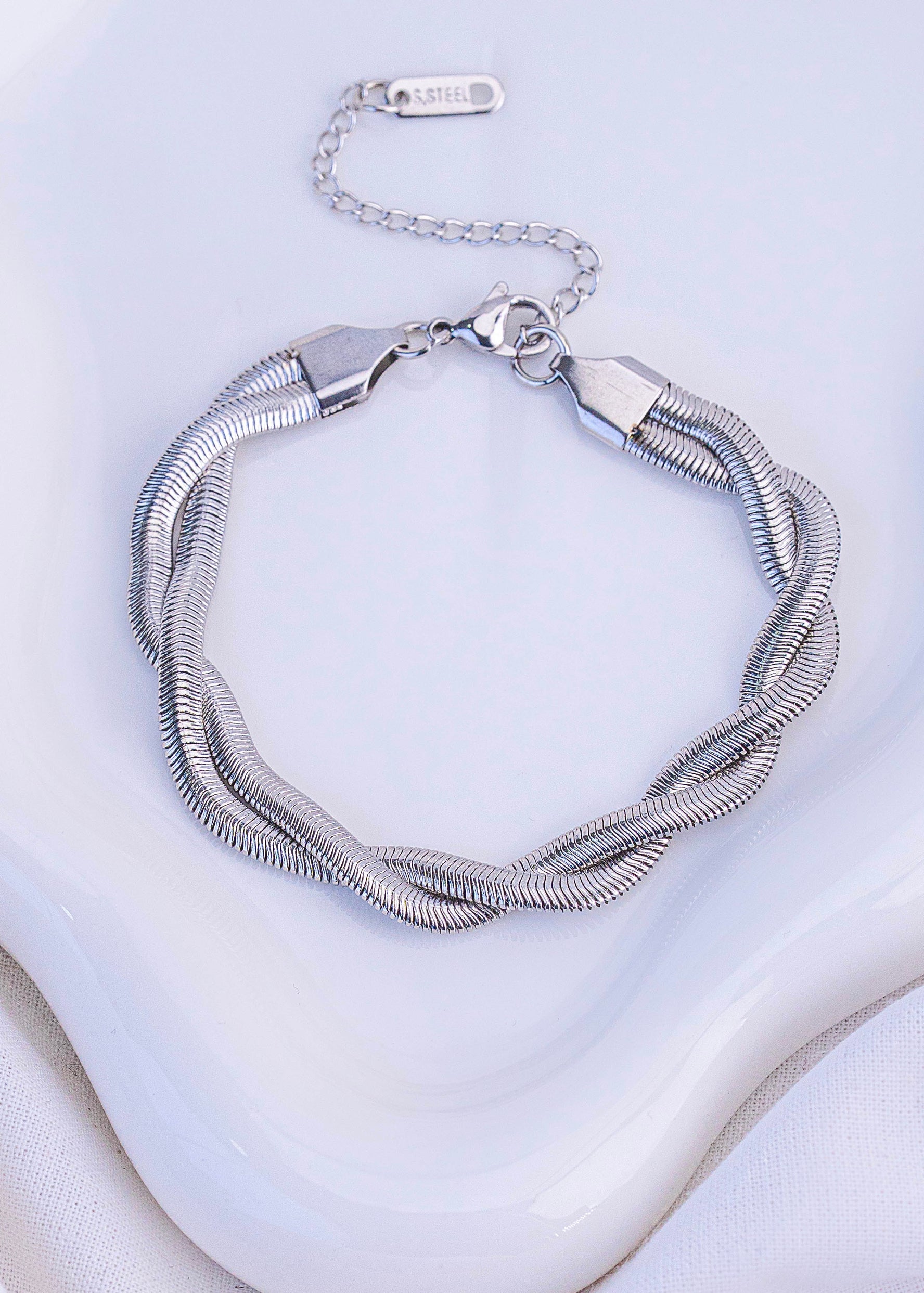 Pulsera Elyra Plateada