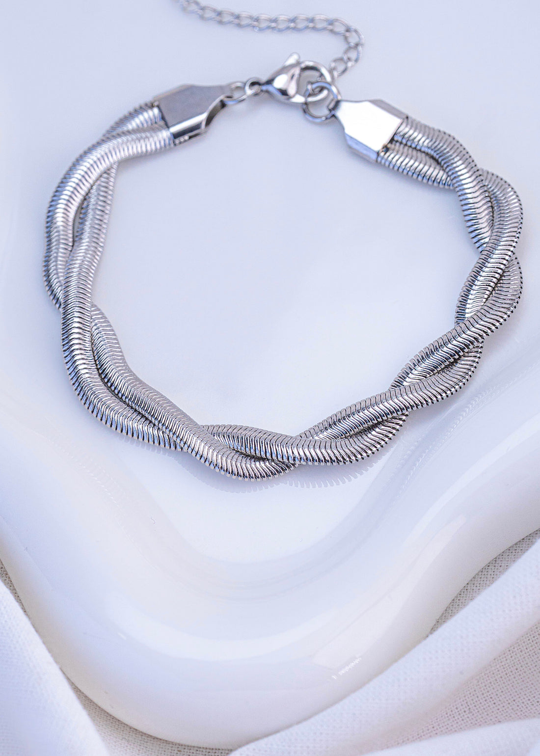 Pulsera Elyra Plateada