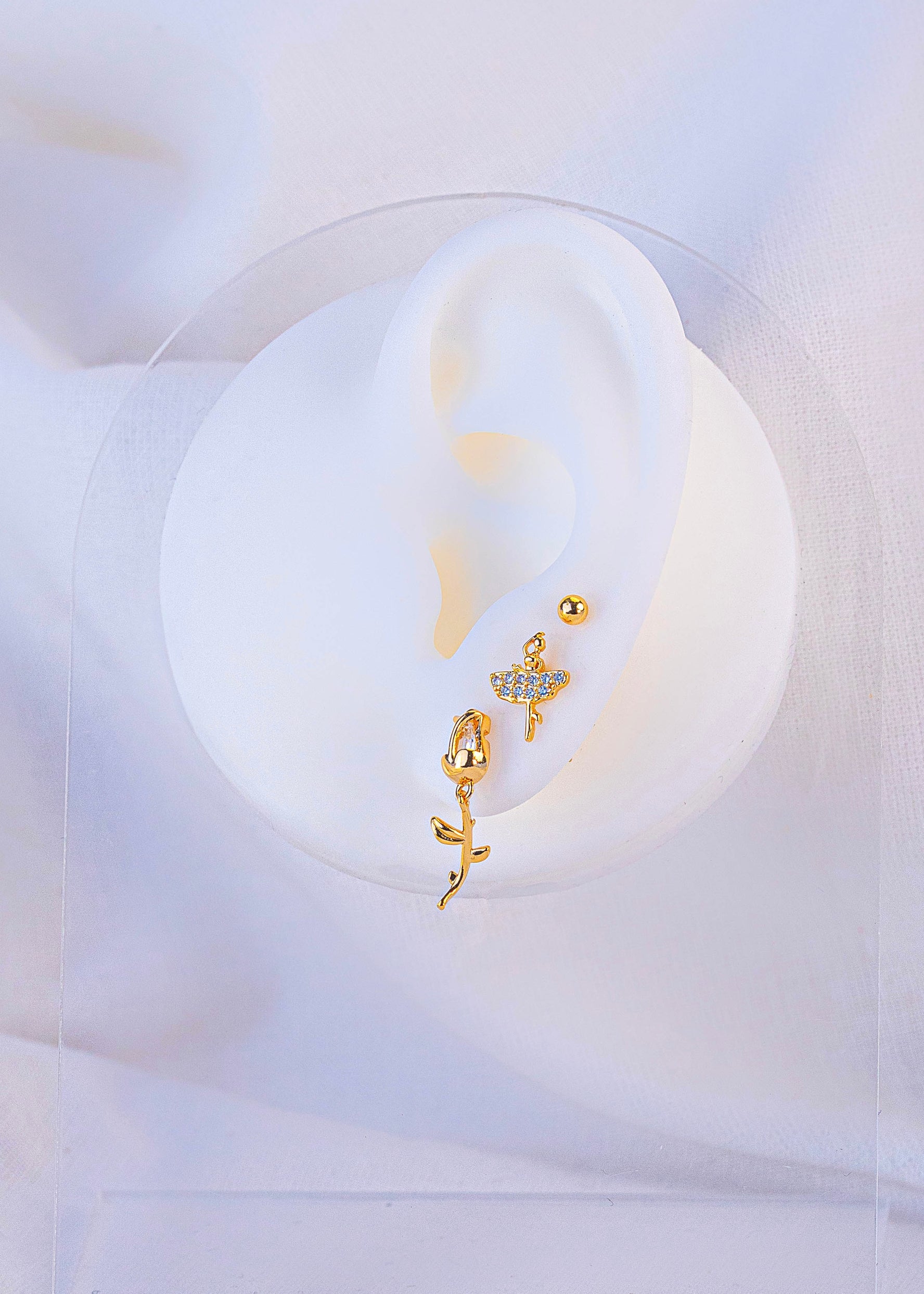 Set Aretes Danza De Flores