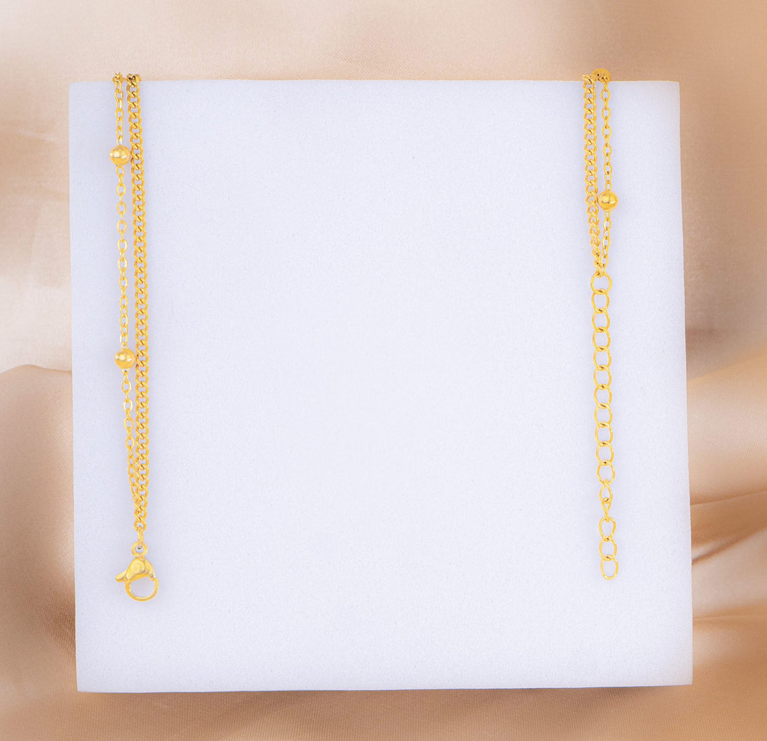 Cadena Doble Lunas Estrellas Ref:D583