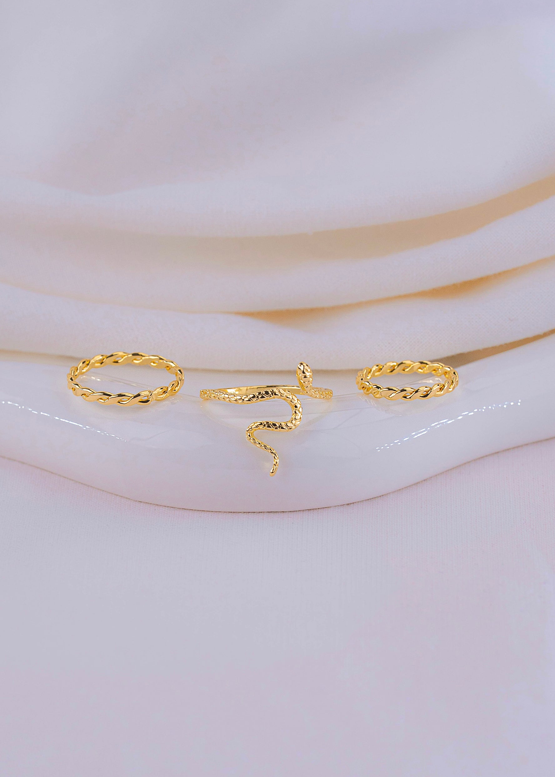 Set X 3 Anillos Naga