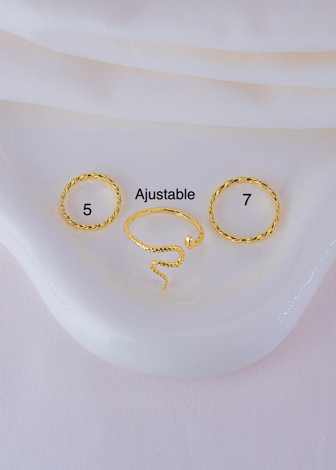 Set X 3 Anillos Naga