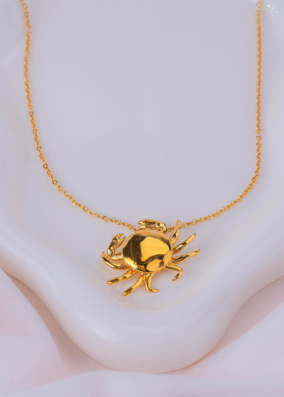 Collar Cangrejo Dorado