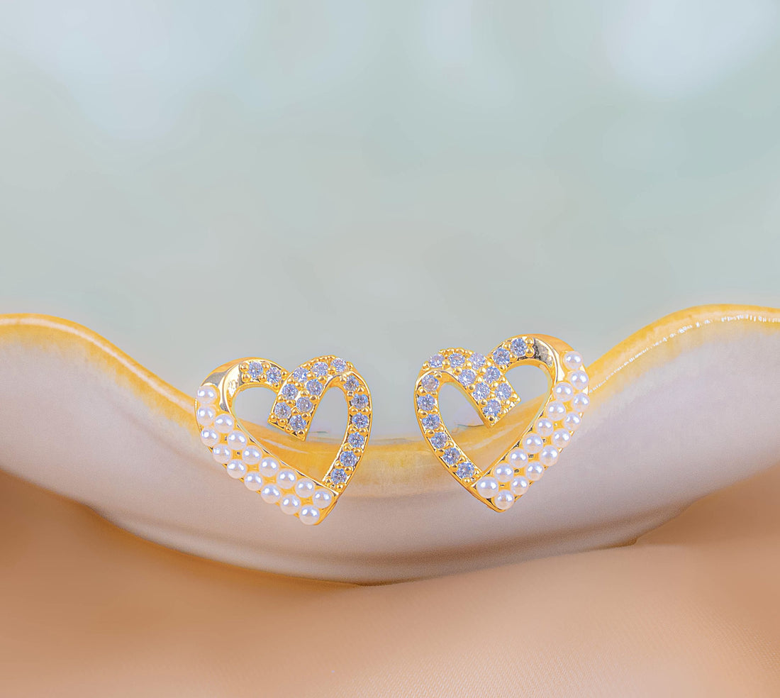 Topos Corazones Perlas Ref: L1196