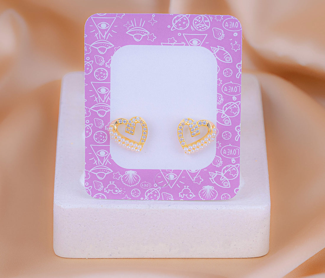 Topos Corazones Perlas Ref: L1196