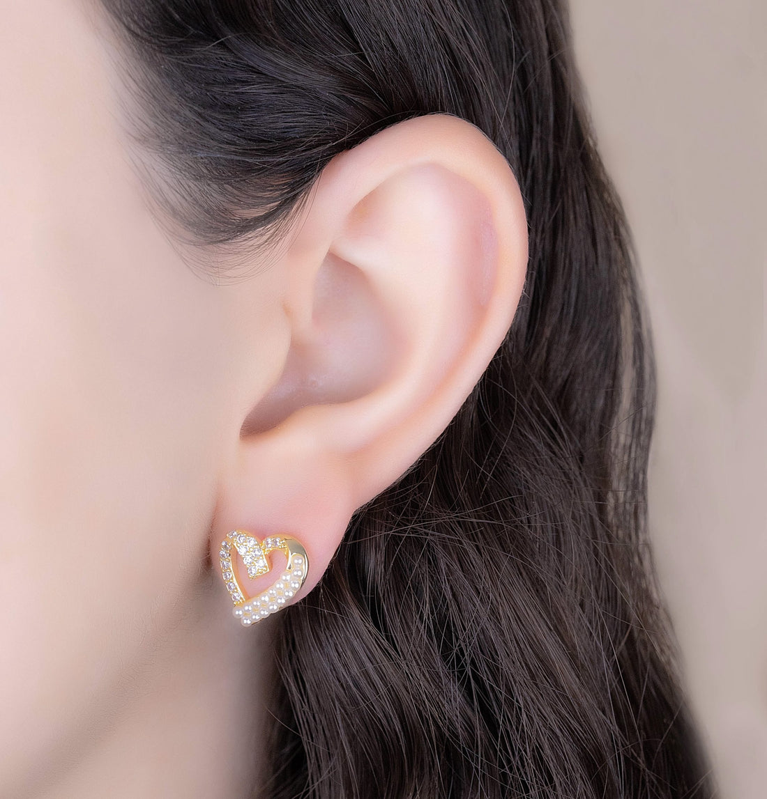 Topos Corazones Perlas Ref: L1196