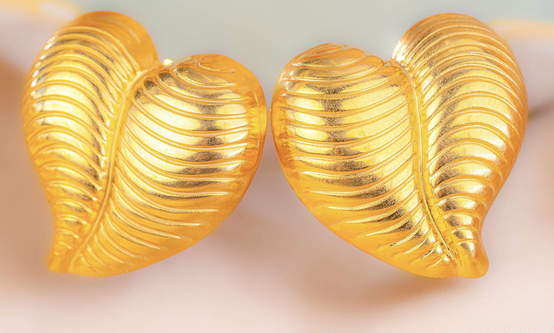 Aretes Latido Dorados Ref: B2324