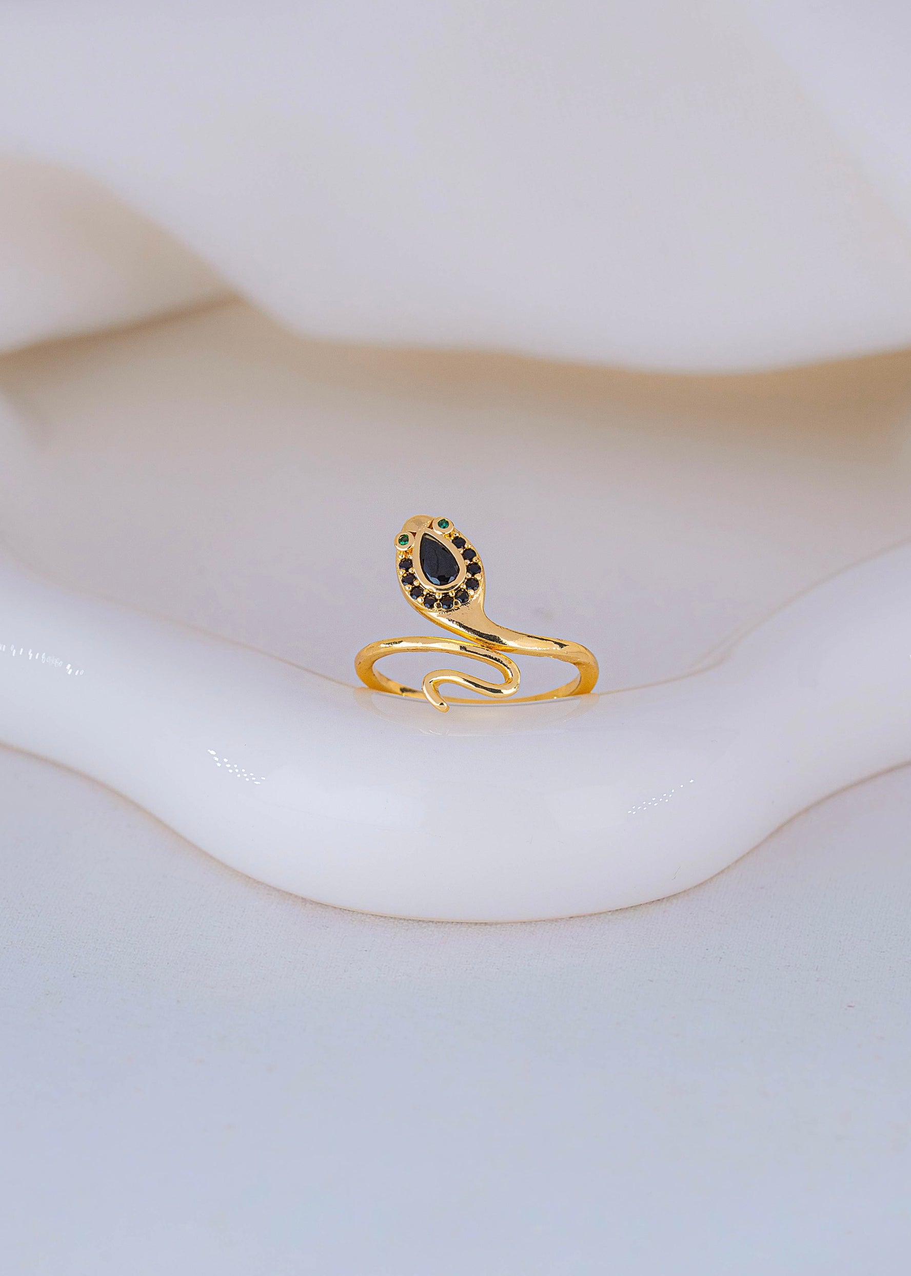 Anillo Serpiente Negra