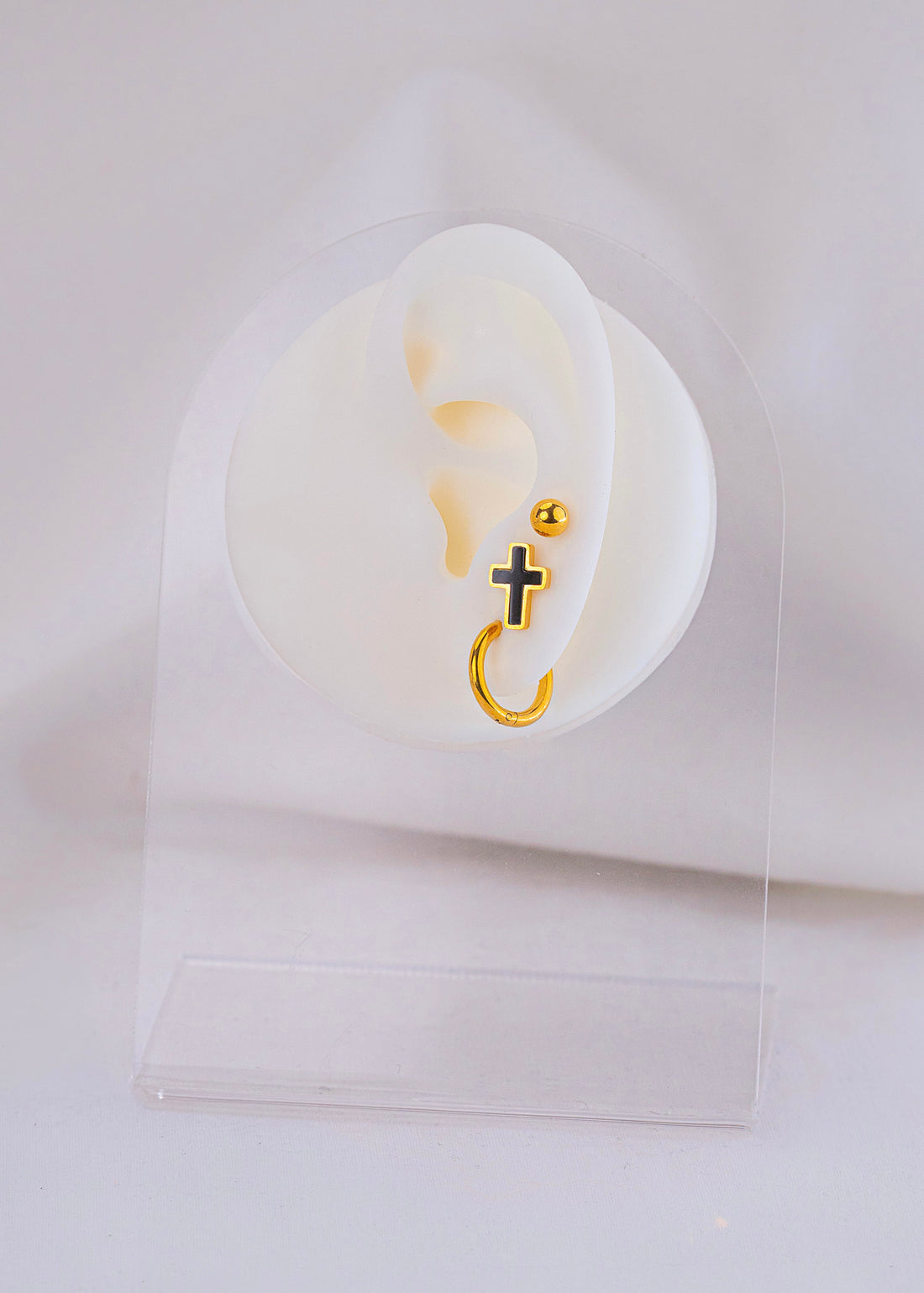 Set Aretes Cruces Candongas