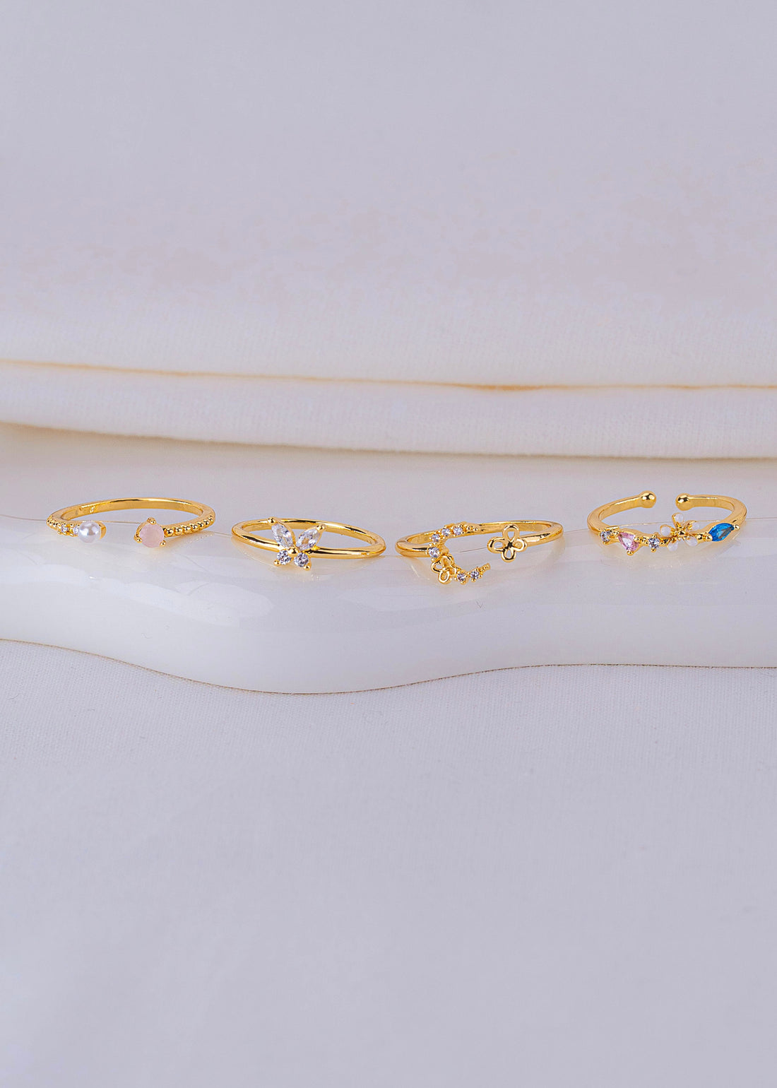 Set X 4 Anillos Serenia