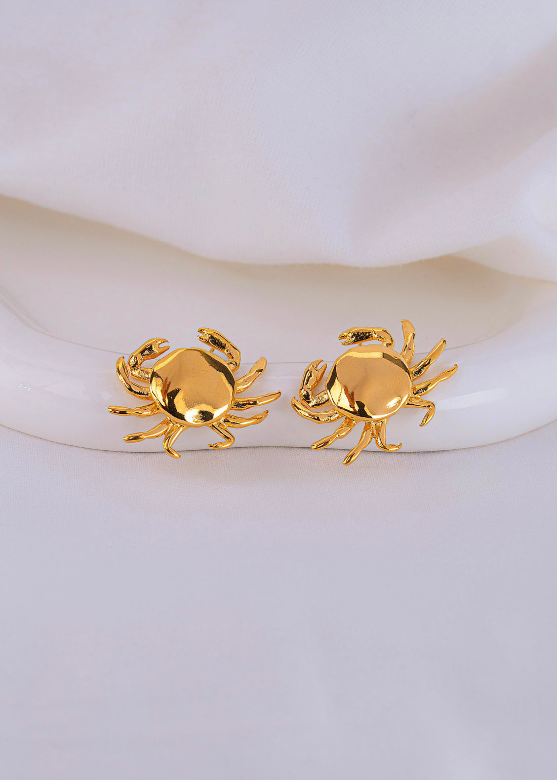 Aretes Cangrejos Dorados