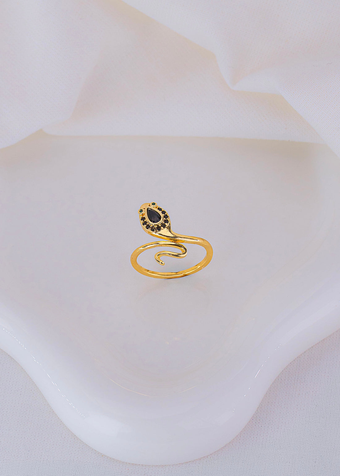 Anillo Serpiente Negra