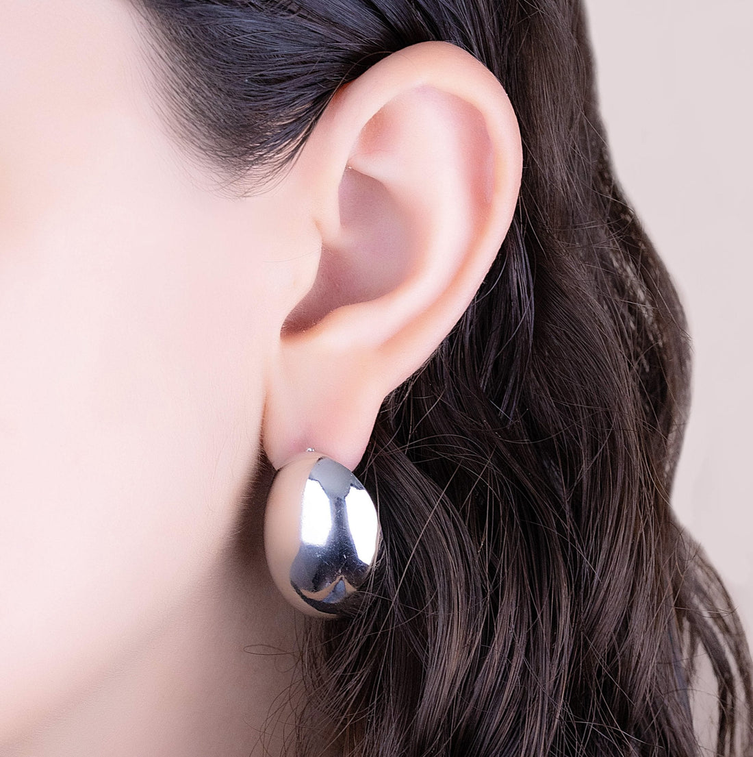 Aretes Aineh Plateados Ref: B487