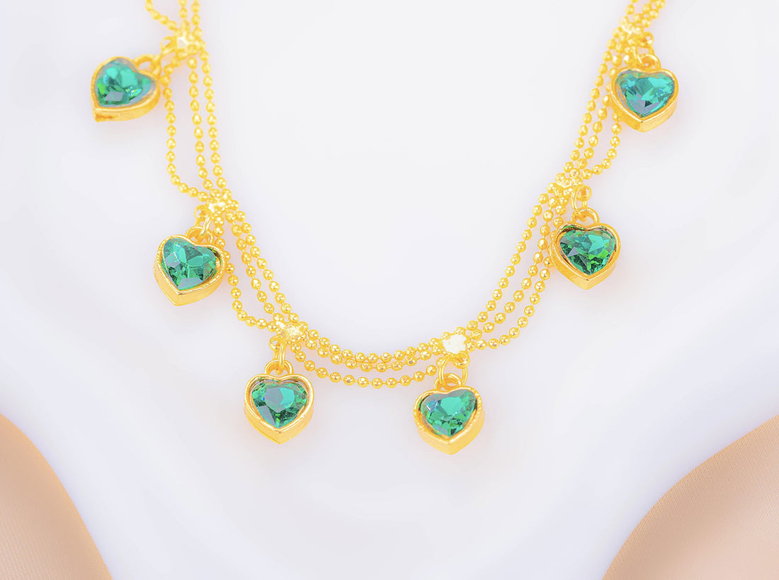 Collar Trono Esmeralda Ref: D168