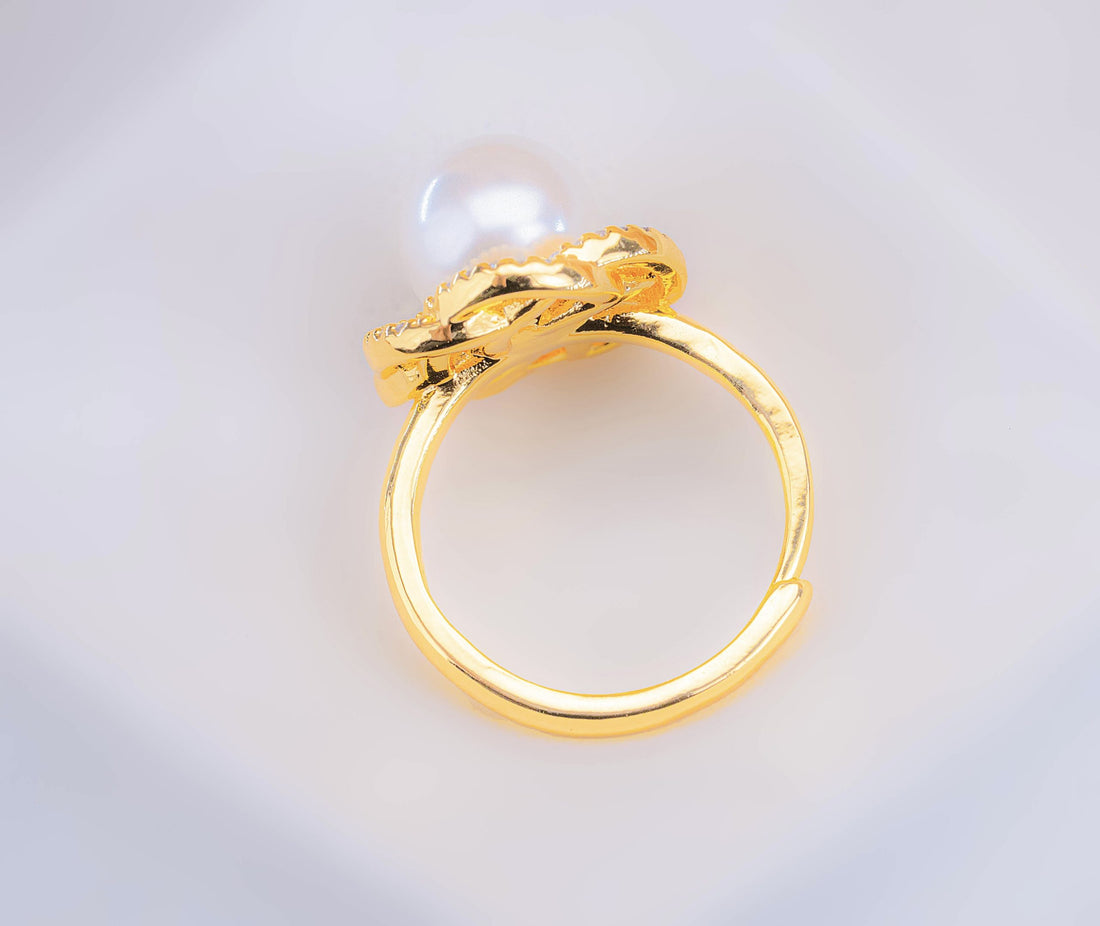 Anillo Rosa Perlada Ref: A306