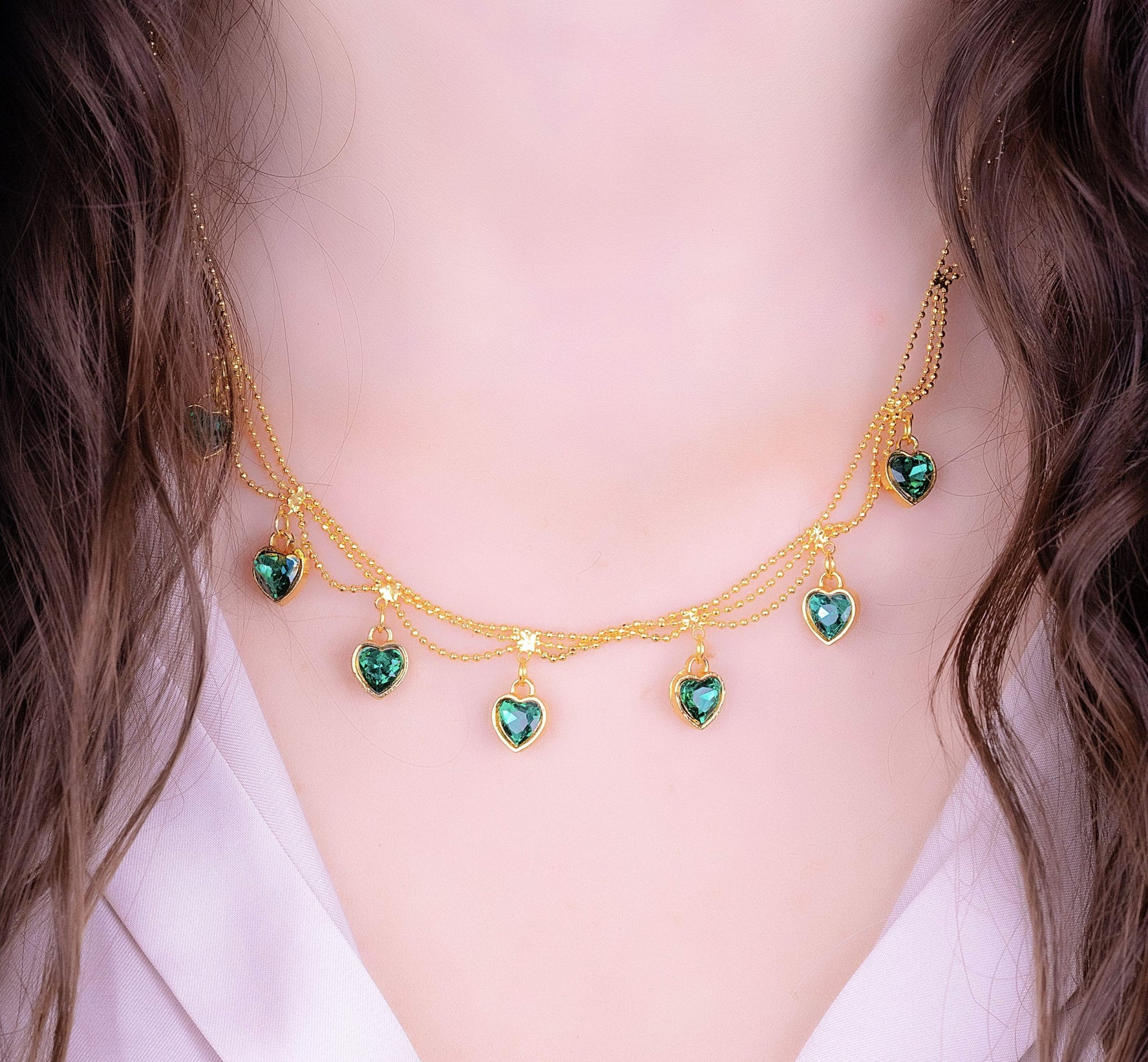 Collar Trono Esmeralda Ref: D168