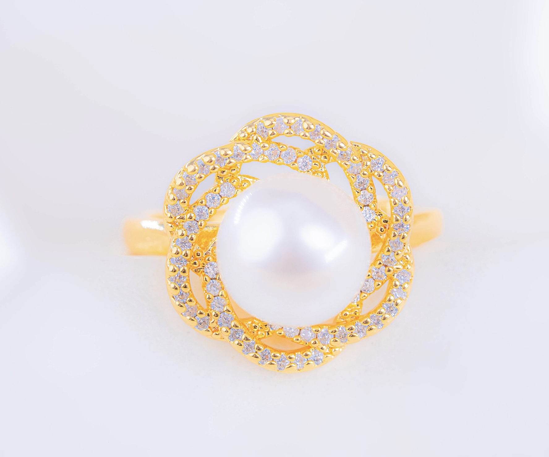 Anillo Rosa Perlada Ref: A306