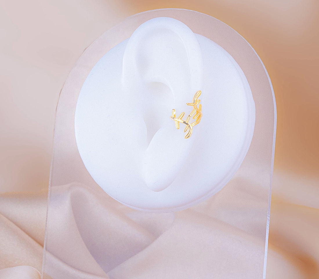 Ear Cuff Espiga Dorado Ref: E1204