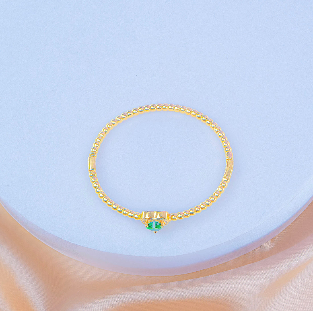 Brazalete Corazón Esmeralda Ref: I114