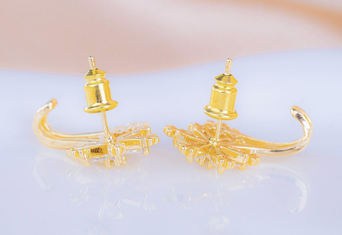 Aretes Albor Dorados Ref: B789