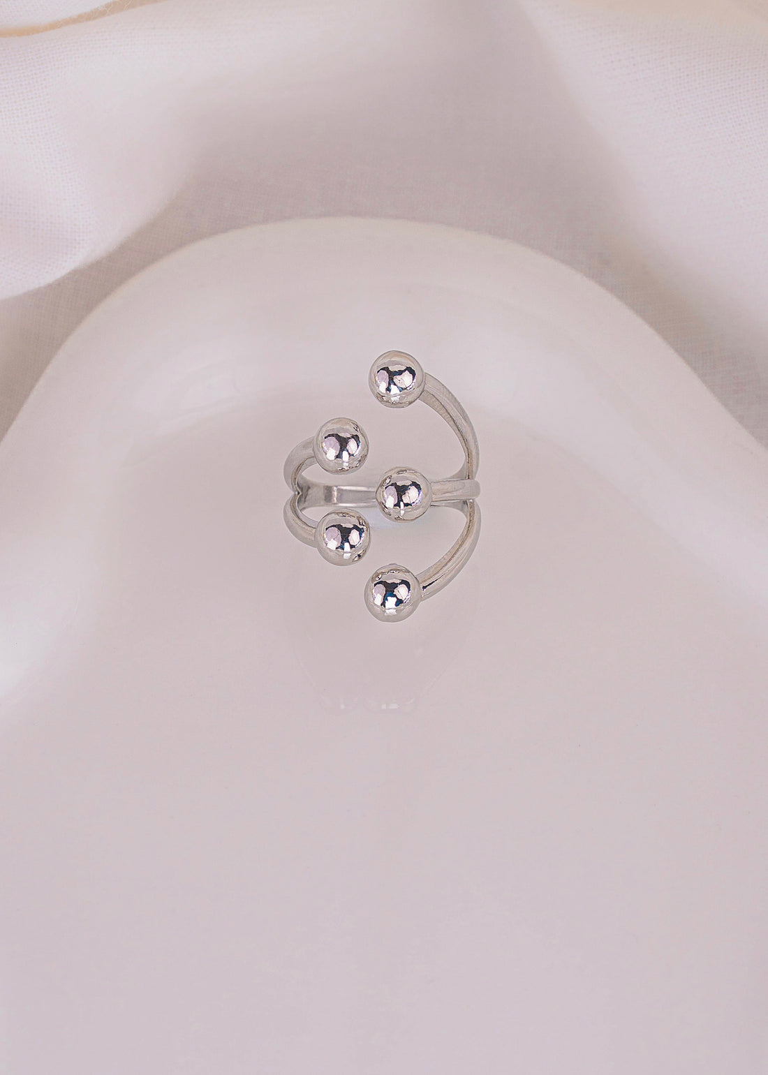 Anillo Greta Plateado