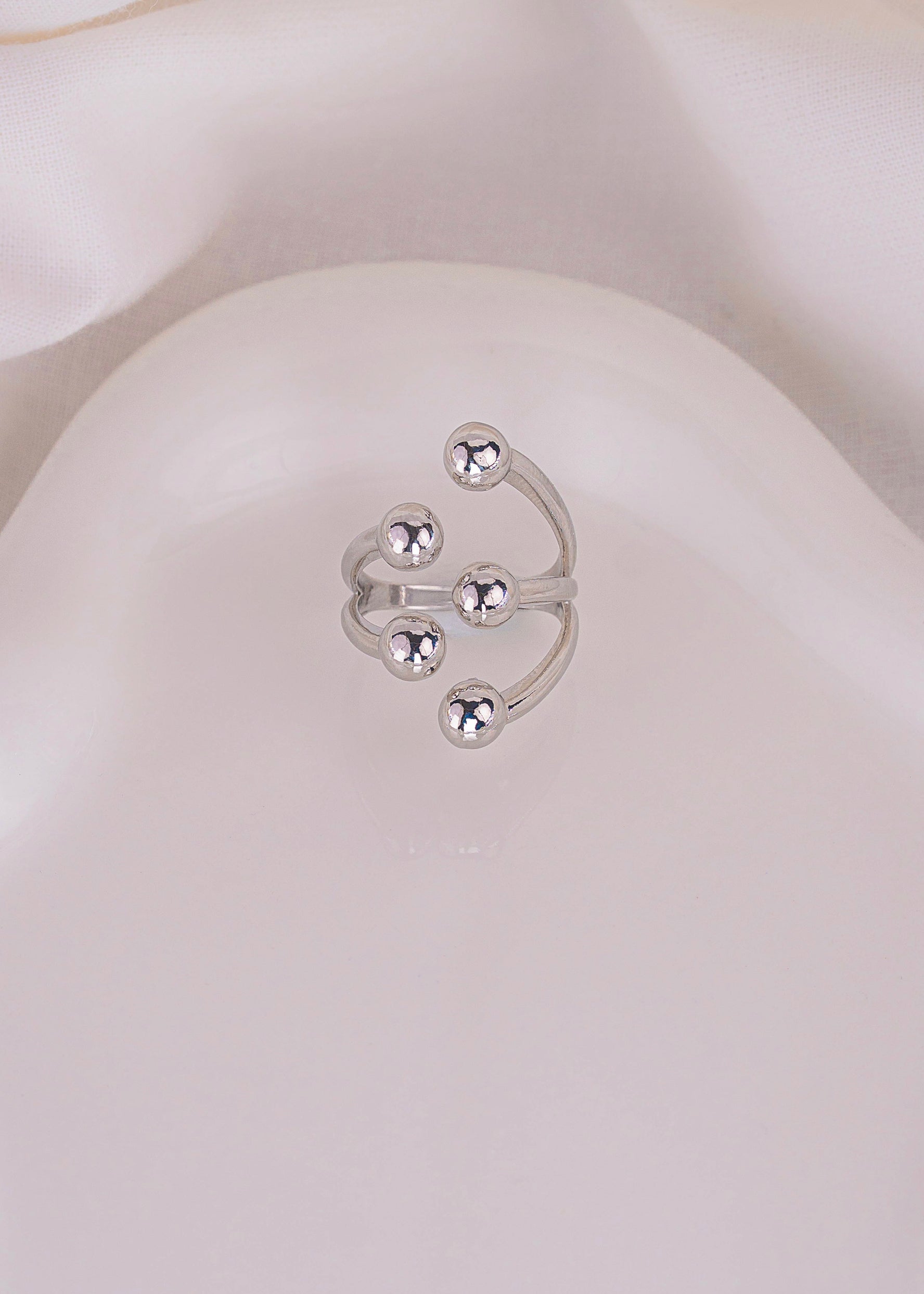 Anillo Greta Plateado