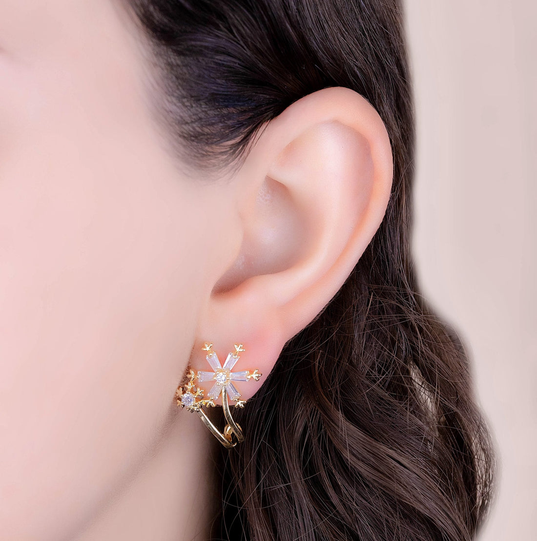 Aretes Albor Dorados Ref: B789