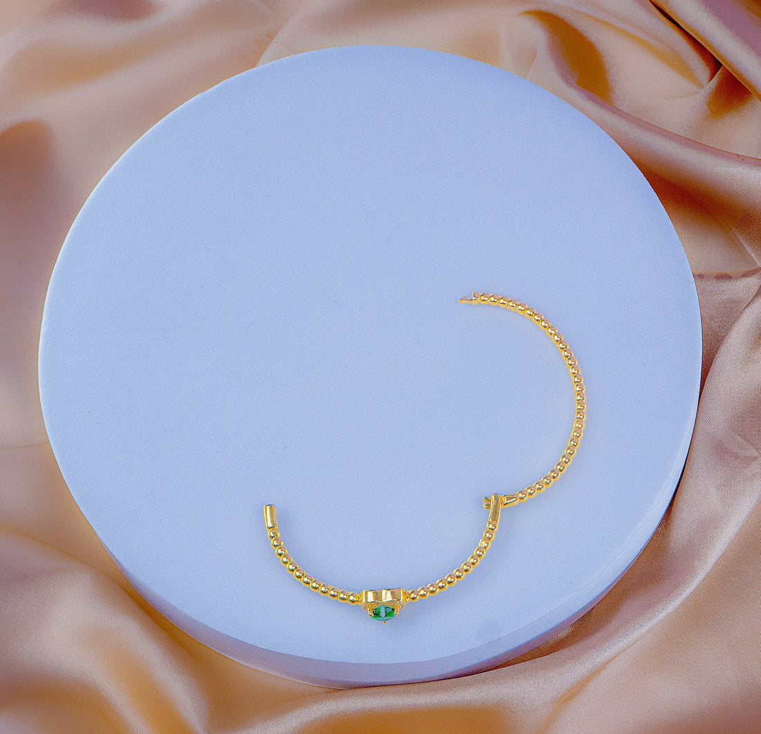 Brazalete Corazón Esmeralda Ref: I114