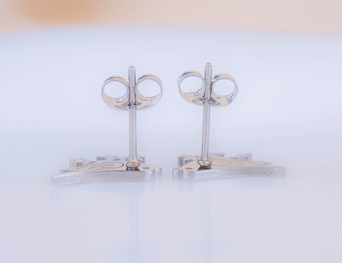 Topitos Pájaritos Plateados Ref: L1394