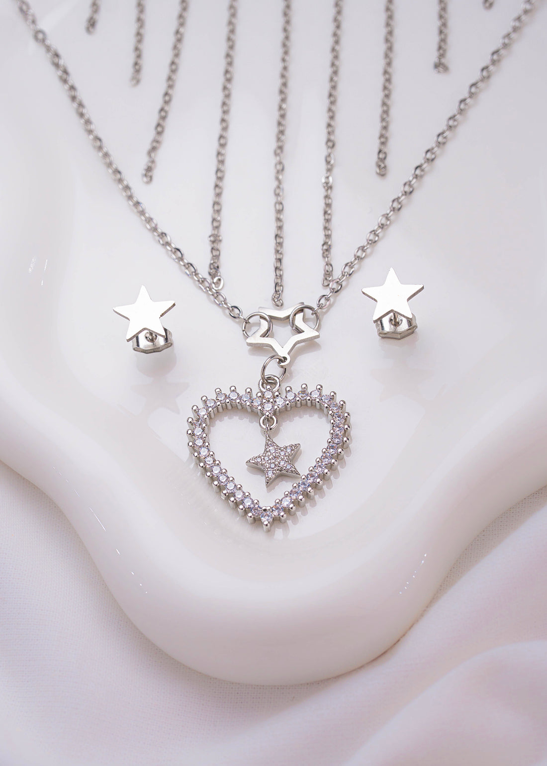 Set Collar + Aretes Alma Estelar
