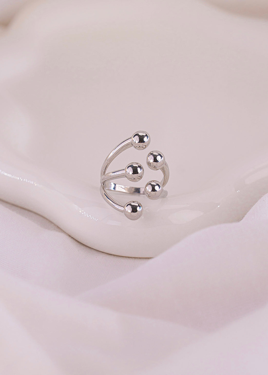 Anillo Greta Plateado