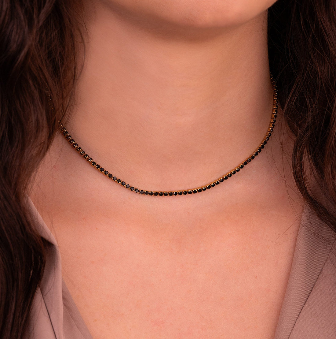 Chocker Circones Negros Ref: C087