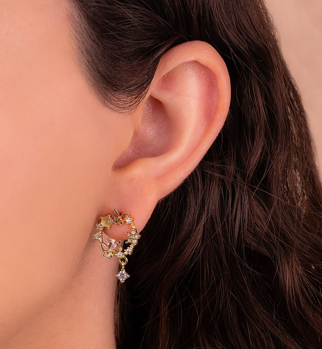 Aretes Mariposas Circones Ref:B787