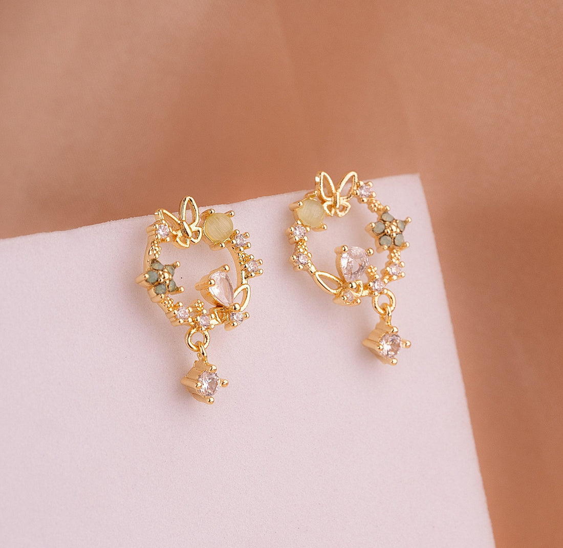 Aretes Mariposas Circones Ref:B787