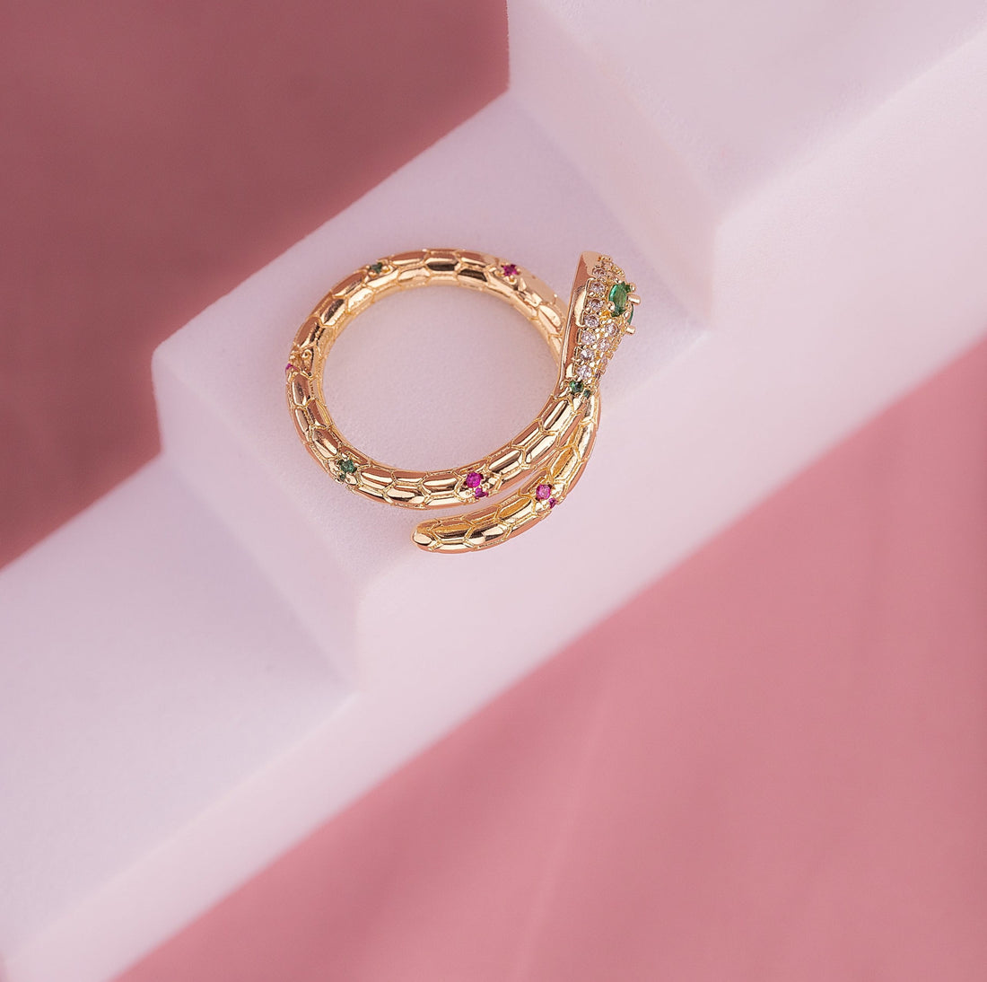 Anillo Serpiente Enroscada Ref:A664