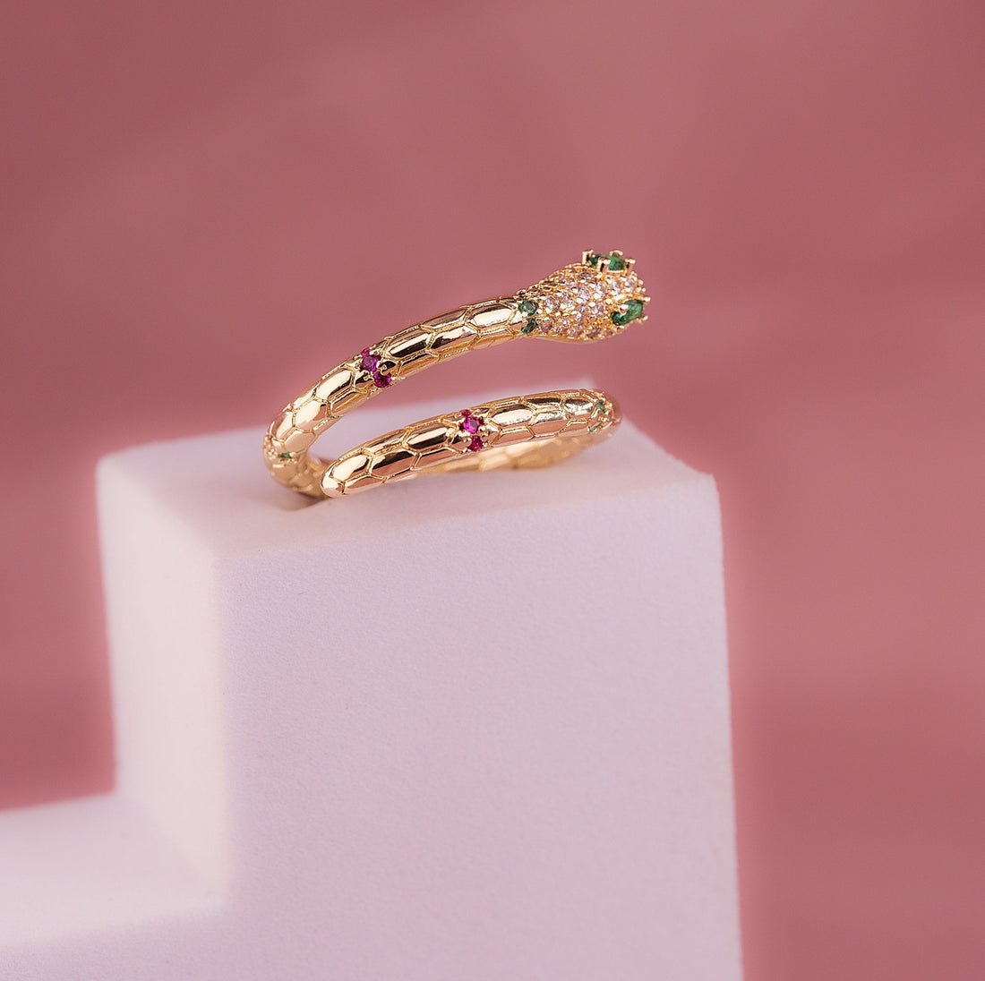 Anillo Serpiente Enroscada Ref:A664
