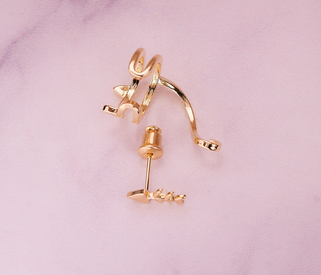 Set Ear Cuff Gato + Topito Ref: E353