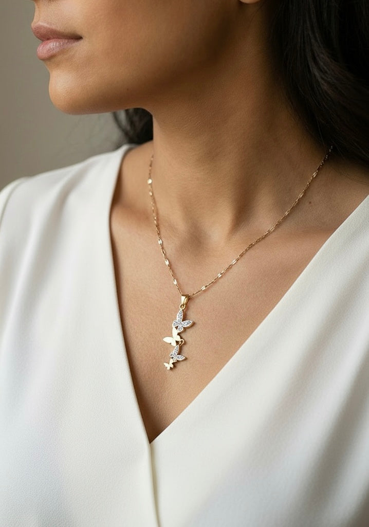 Cadena Vuelo De Mariposas Ref: C1145