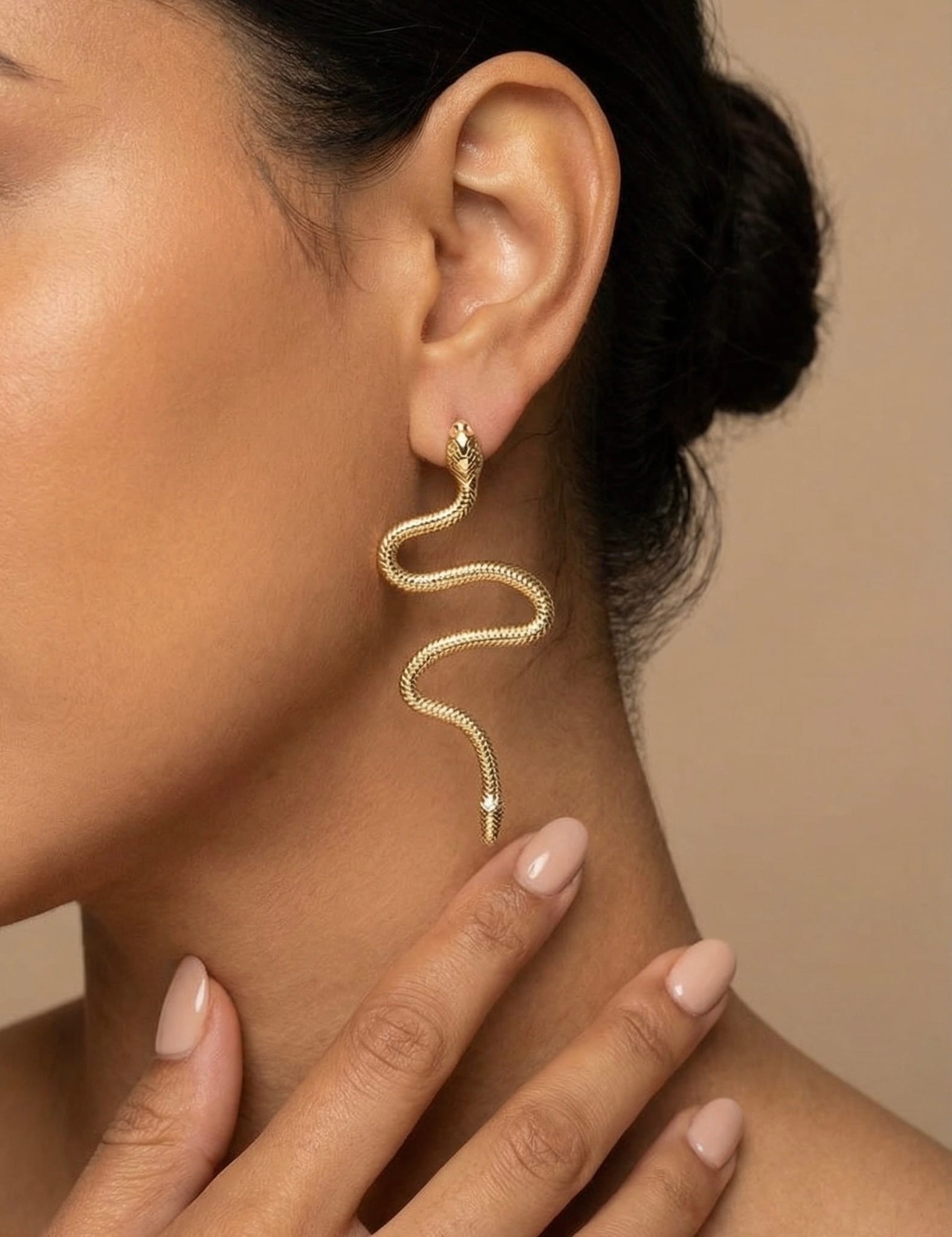 Aretes Maxi Serpientes Ref: B3002