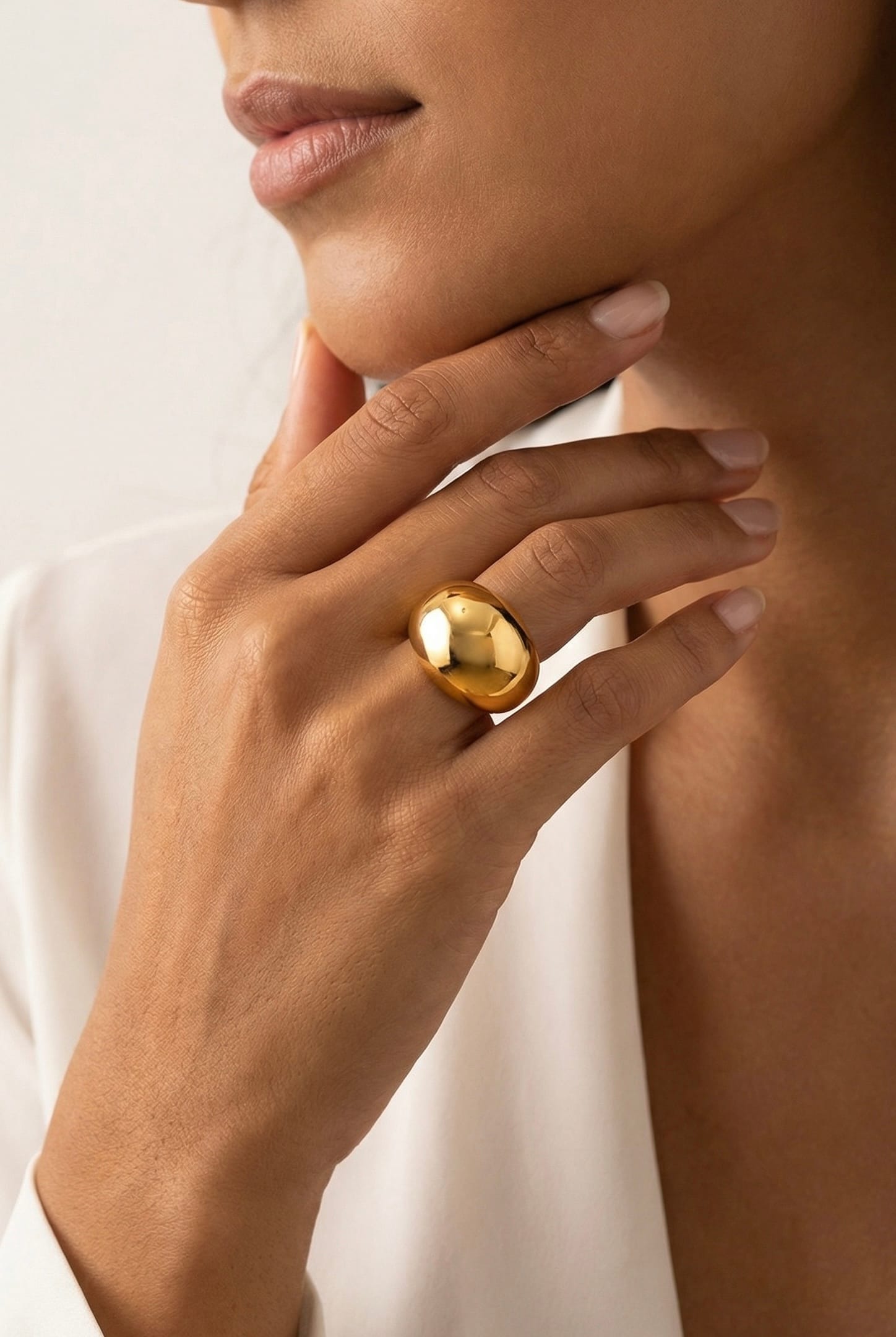 Anillo Bold Dorado Ref: A2681