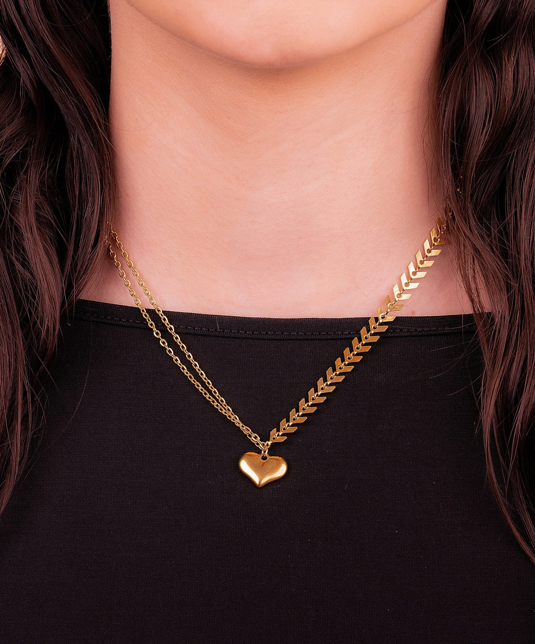 Collar Romano Corazón Ref: D226