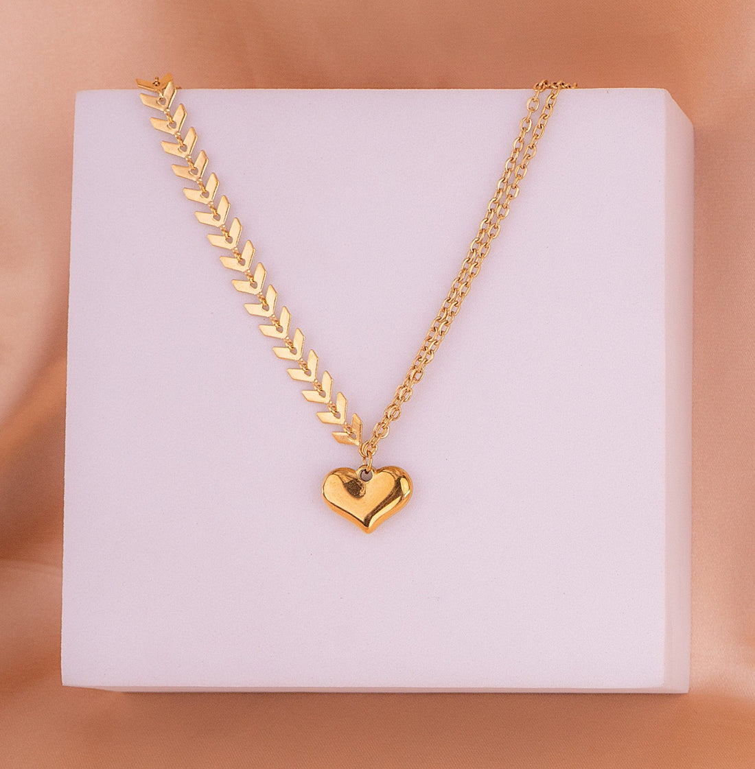 Collar Romano Corazón Ref: D226