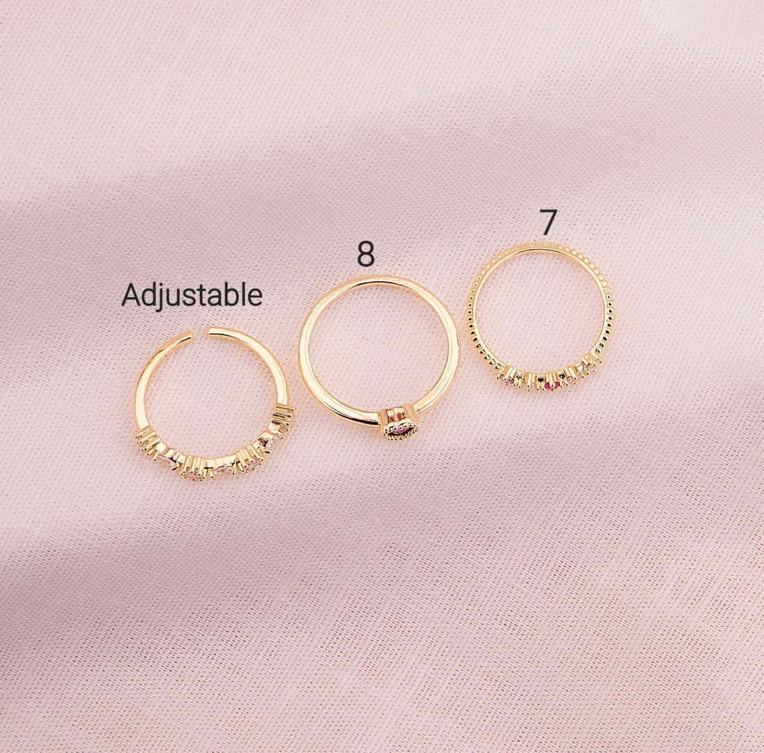 Set X 3 Anillos Ravenna Ref: J091