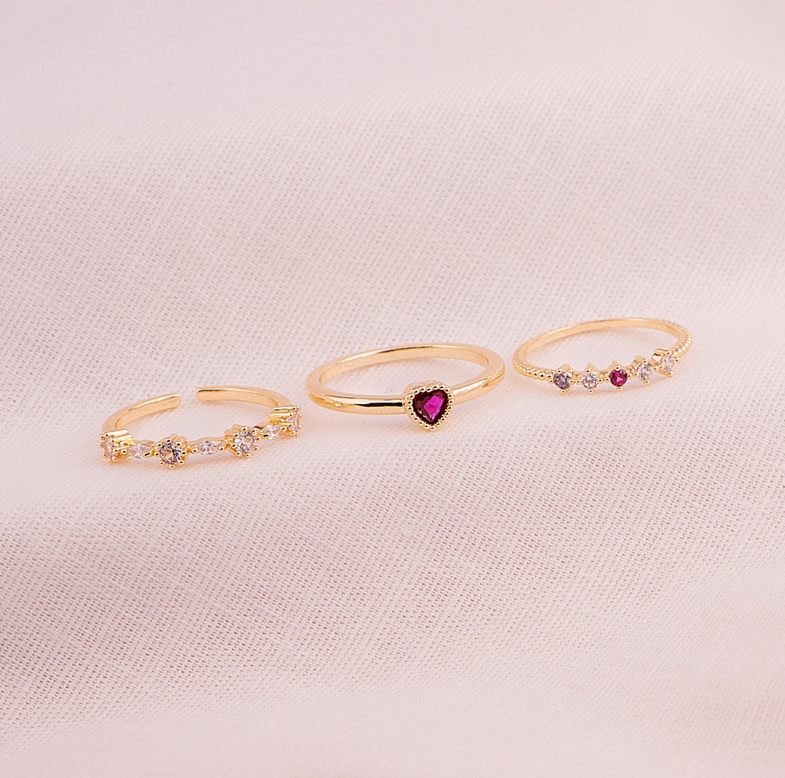 Set X 3 Anillos Ravenna Ref: J091