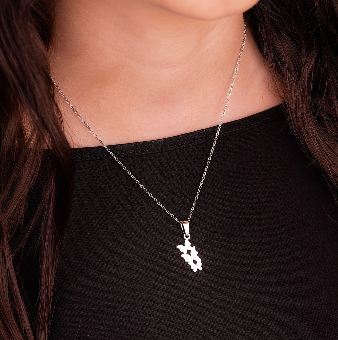 Juego Tres Mariposas Plateado Ref: G1048